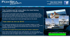 Desktop Screenshot of foxseacharters.com